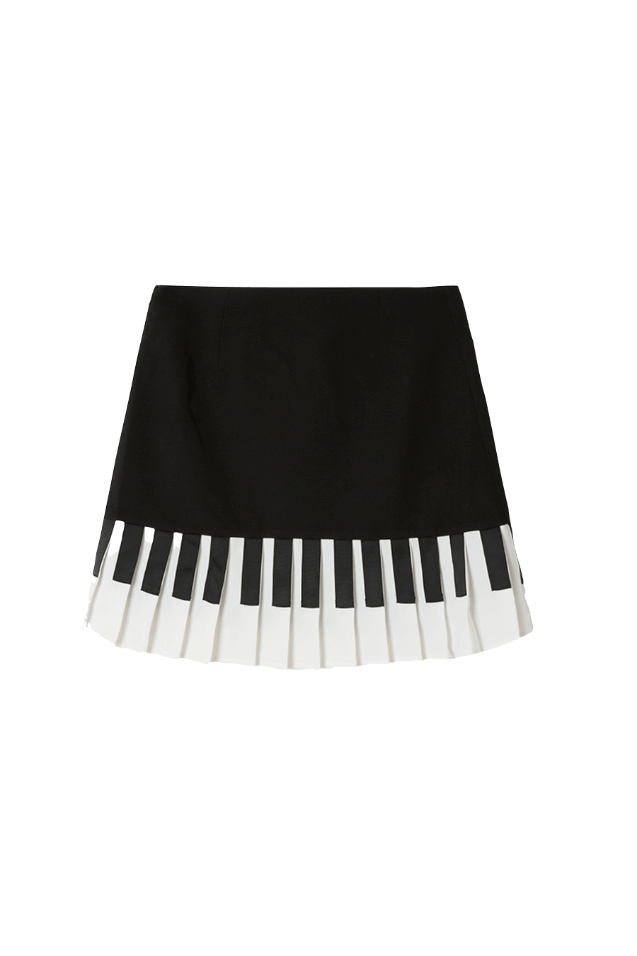 Falda plisada piano - ECRU
