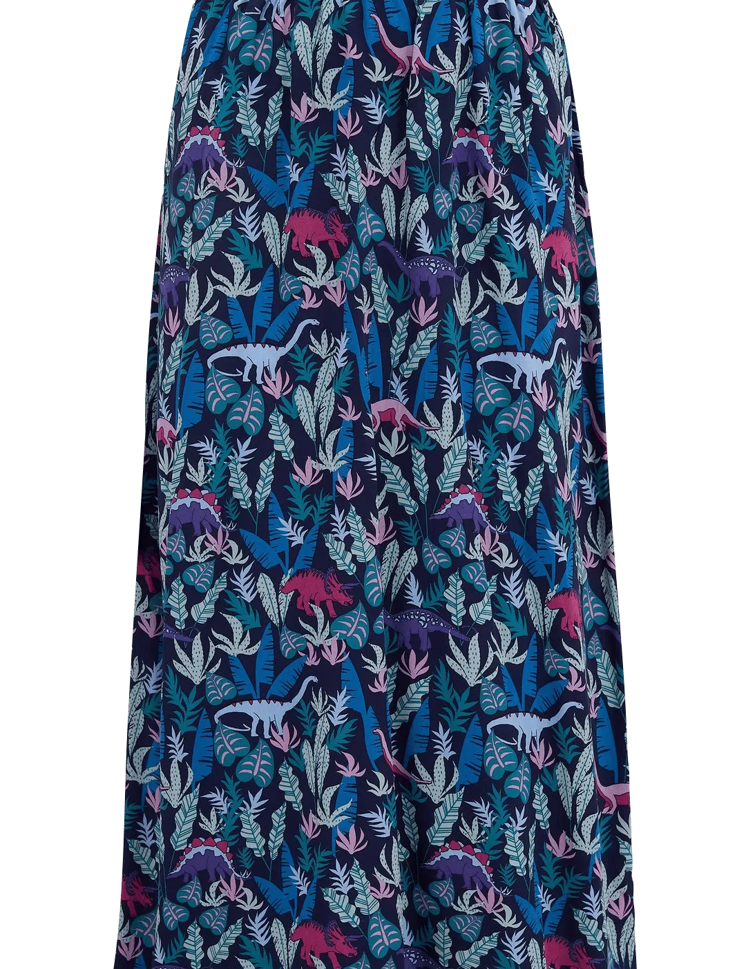 Falda Sorrel Azul marino, Lost Dinosaurs - ECRU