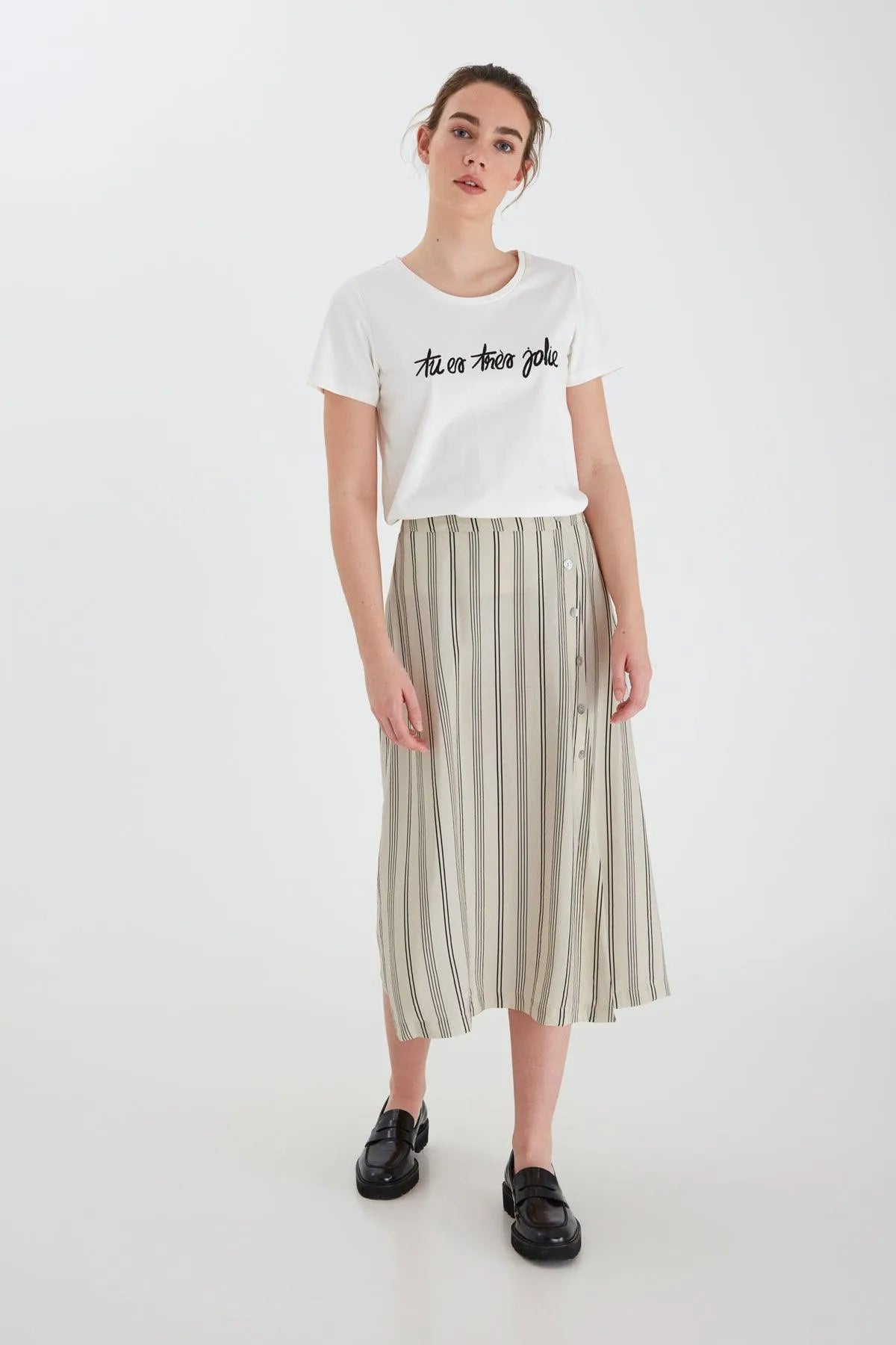 Falda Tiffany - ECRU