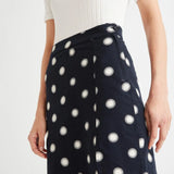 Falda Tulipan Soles - ECRU