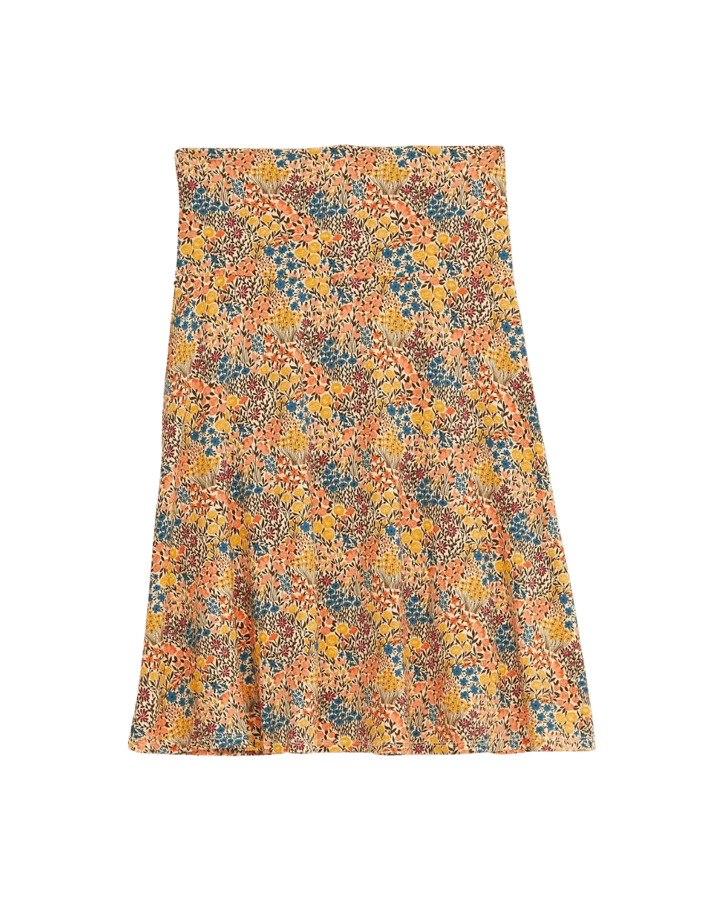 Falda Xantik 3/4 Floral Fields - ECRU