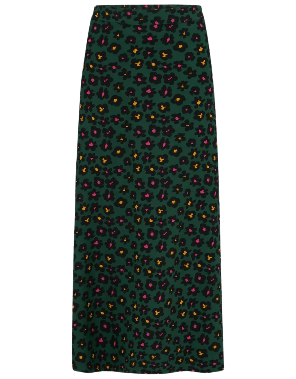 Falda Zora Green Painted Floral - ECRU