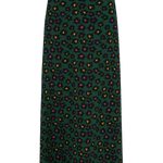 Falda Zora Green Painted Floral - ECRU