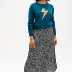 Falda Zora Monochrome Moons & Stars - ECRU