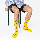 Flashy Bowie Sock - ECRU