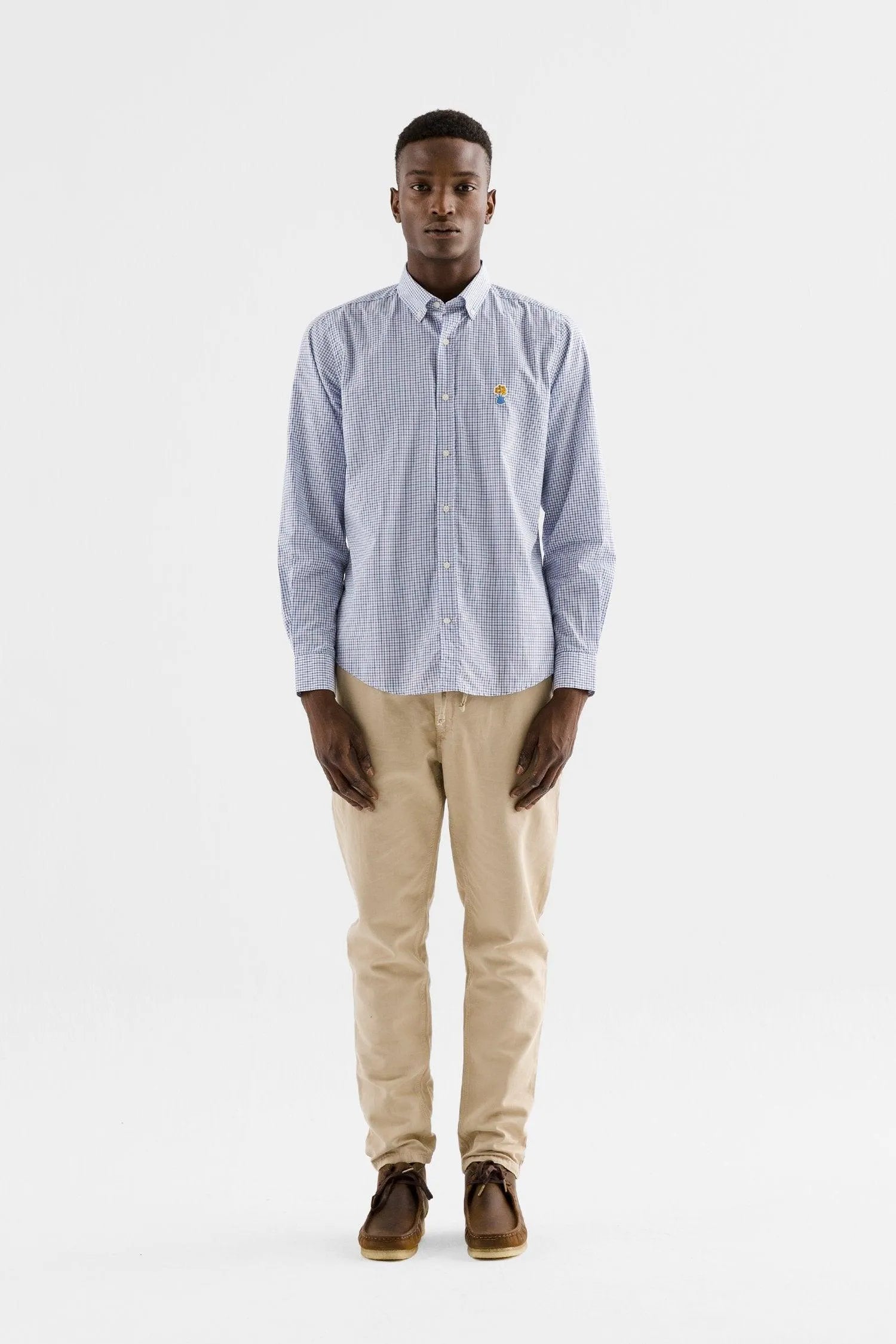 FLOWERS BD SHIRT - ECRU