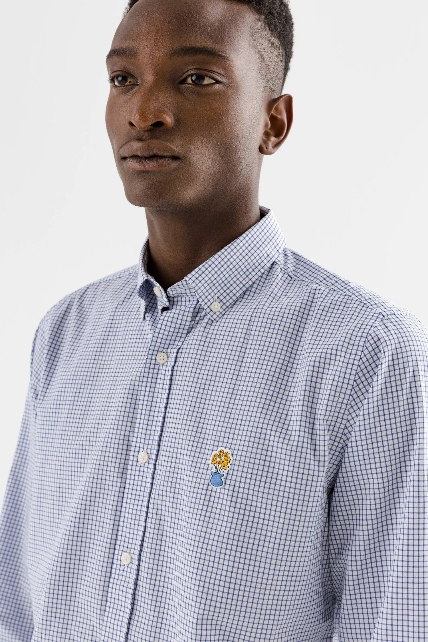 FLOWERS BD SHIRT - ECRU