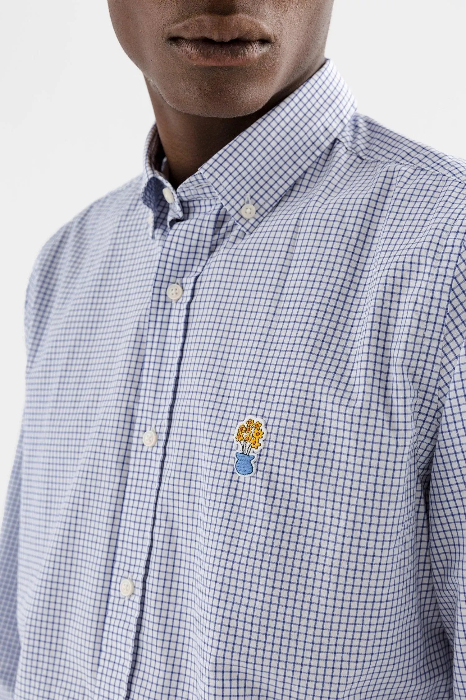 FLOWERS BD SHIRT - ECRU