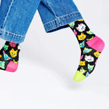 Funny Cat Sock - ECRU
