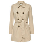 Gabardina de Mujer Only Valerie Ginger Rootz - ECRU