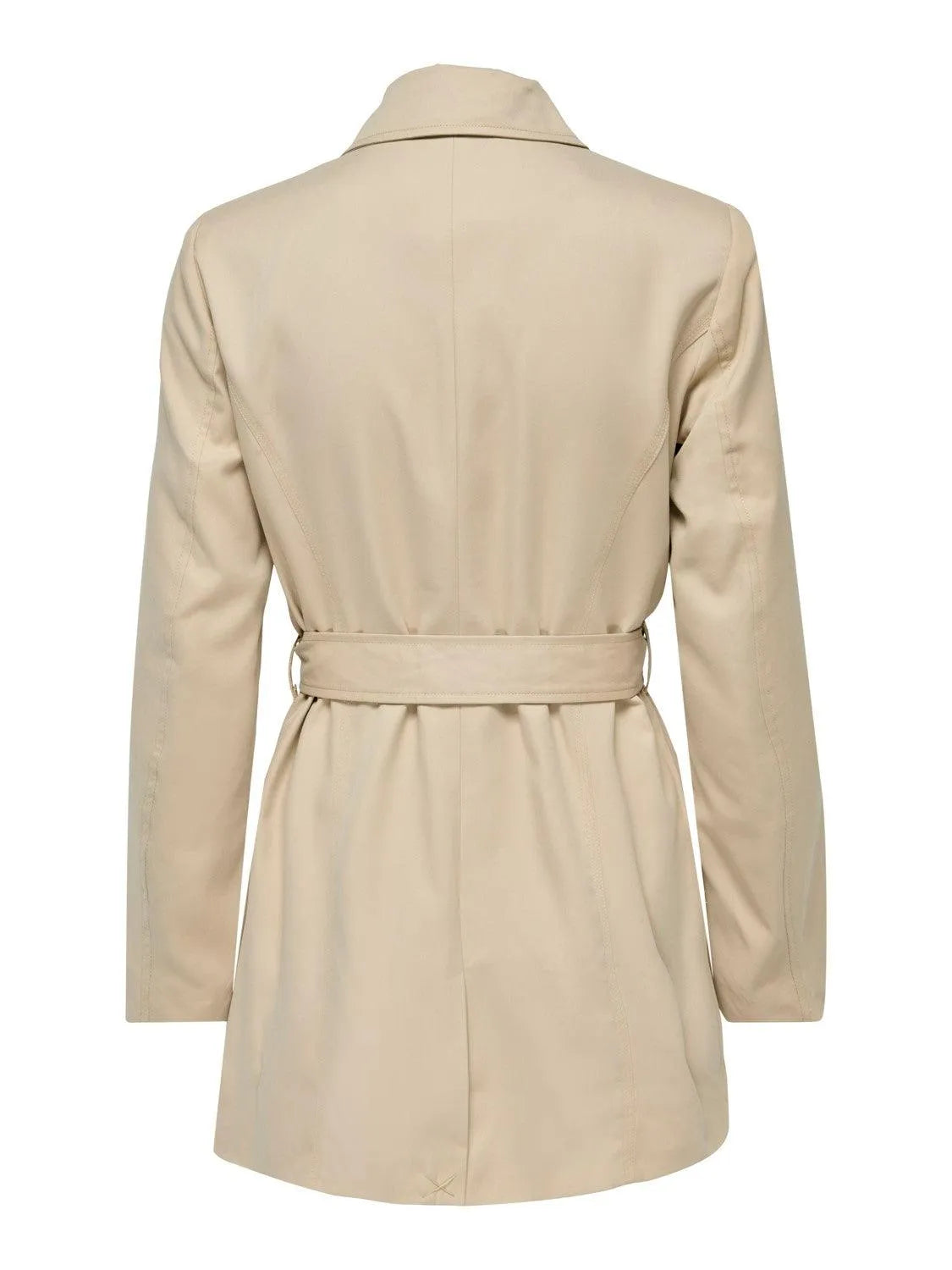 Gabardina de Mujer Only Valerie Ginger Rootz - ECRU