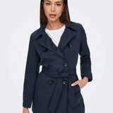 Gabardina de Mujer Only Valerie Night Sky - ECRU
