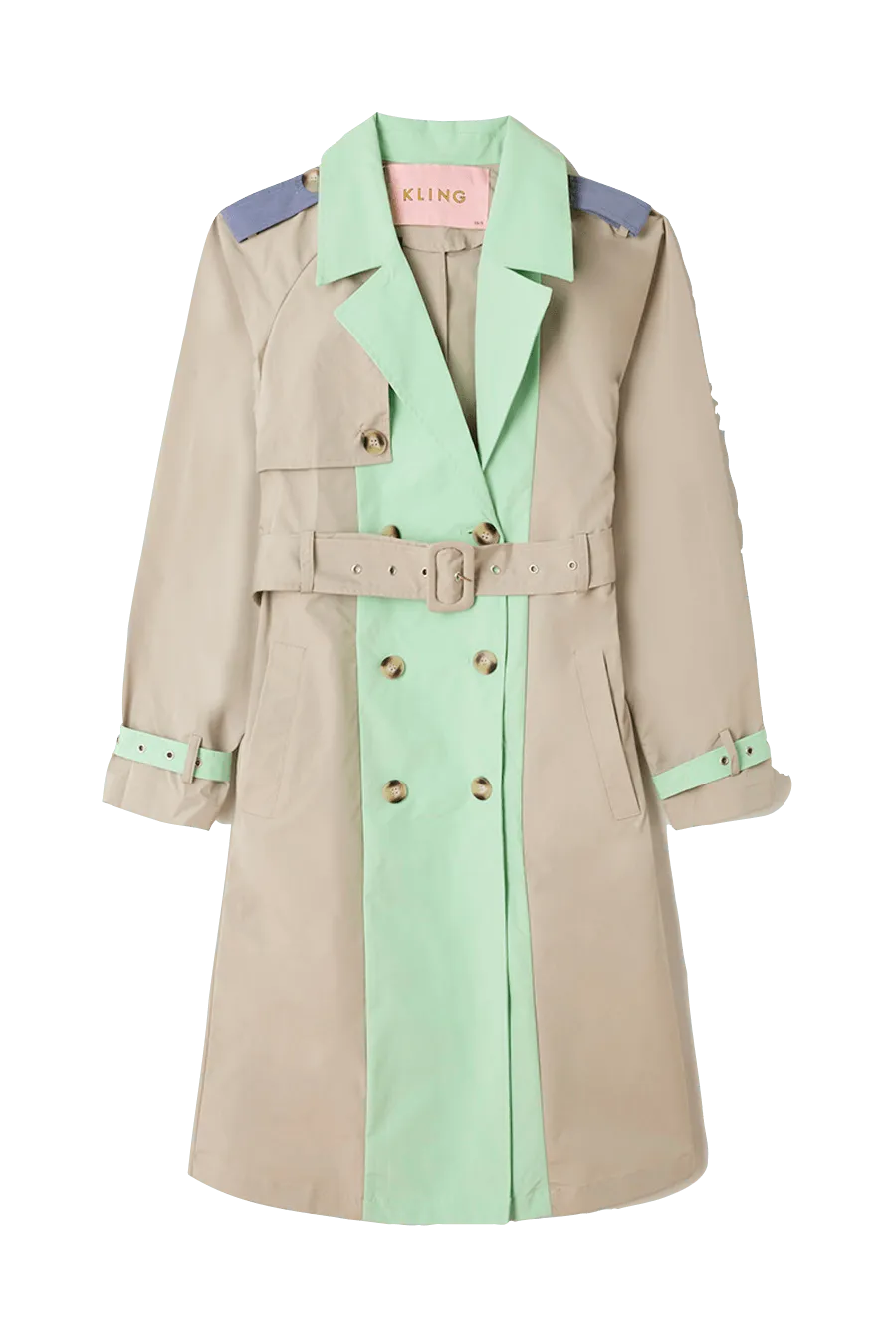 Gabardina Impermeable Multicolor - ECRU