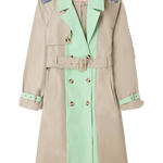 Gabardina Impermeable Multicolor - ECRU