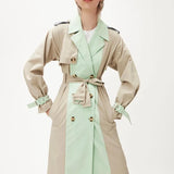 Gabardina Impermeable Multicolor - ECRU