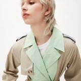 Gabardina Impermeable Multicolor - ECRU