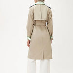 Gabardina Impermeable Multicolor - ECRU