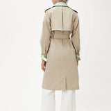 Gabardina Impermeable Multicolor - ECRU