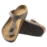 Gizeh Birko-Flor Nubuck Mocha - ECRU