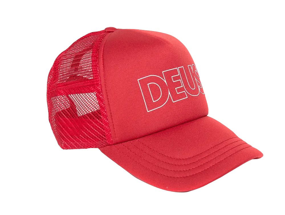 Gorra Capper Dark Red - ECRU