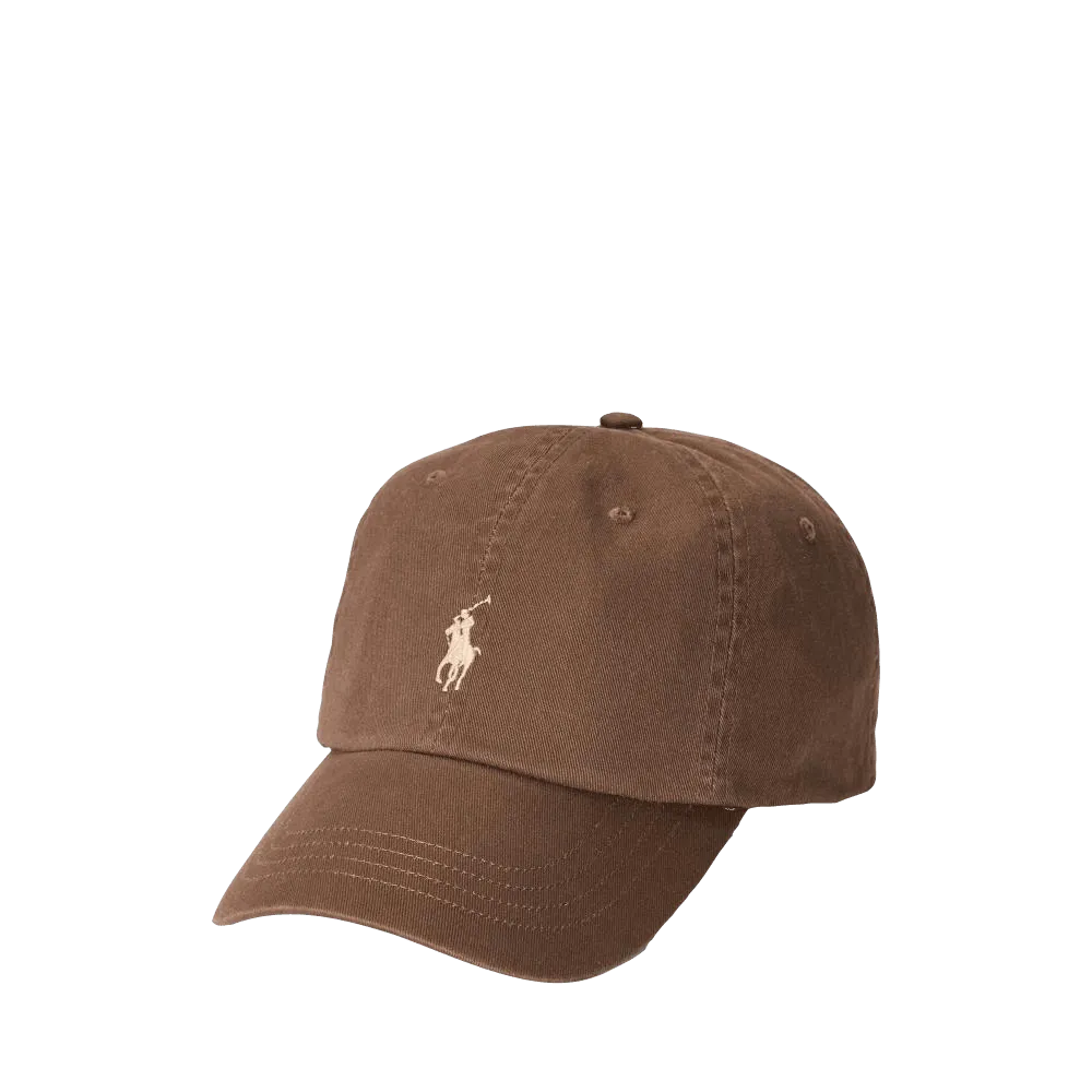 Gorra con visera de tela de chino de algodón - ECRU