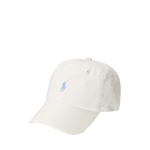 Gorra con visera de tela de chino de algodón - ECRU