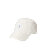 Gorra con visera de tela de chino de algodón - ECRU