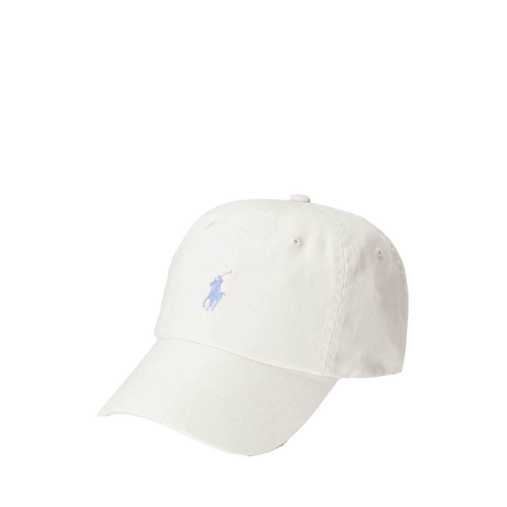 Gorra con visera de tela de chino de algodón - ECRU