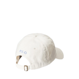 Gorra con visera de tela de chino de algodón - ECRU