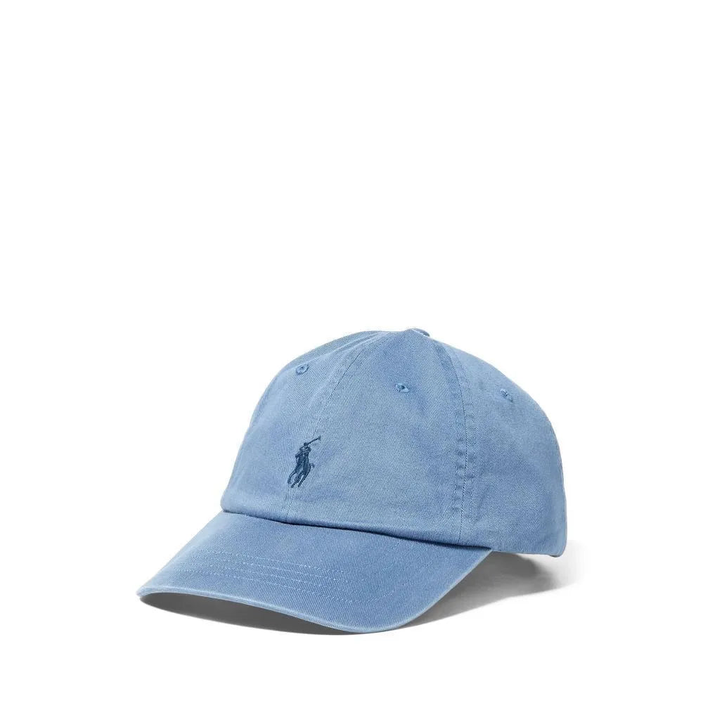 Gorra con visera de tela de chino de algodón - ECRU