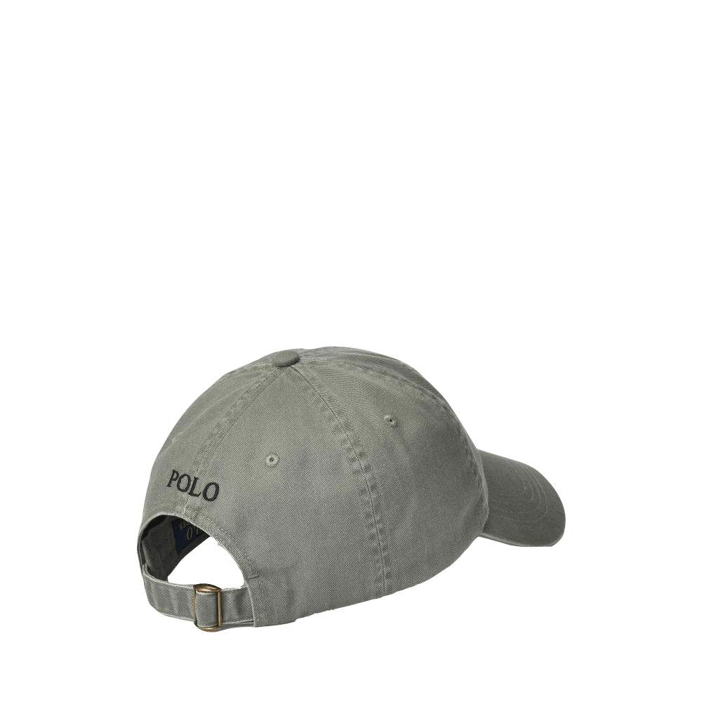 Gorra con visera de tela de chino de algodón - ECRU