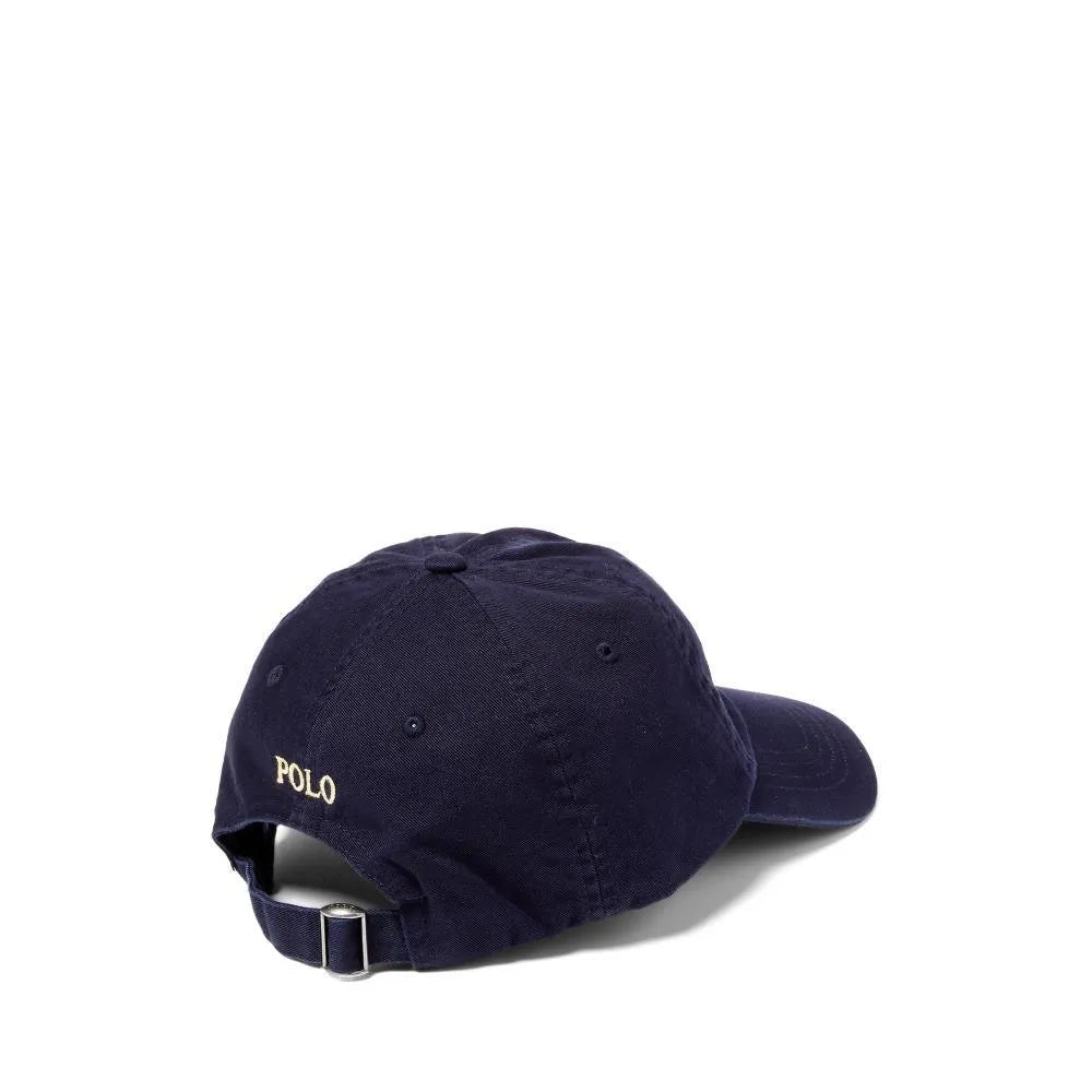 Gorra con visera de tela de chino de algodón - ECRU