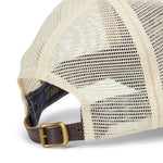 Gorra de camionero de sarga con bordado - ECRU