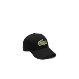 Gorra de hombre con correa y cocodrilo oversized de algodón - ECRU