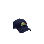 Gorra de hombre con correa y cocodrilo oversized de algodón - ECRU