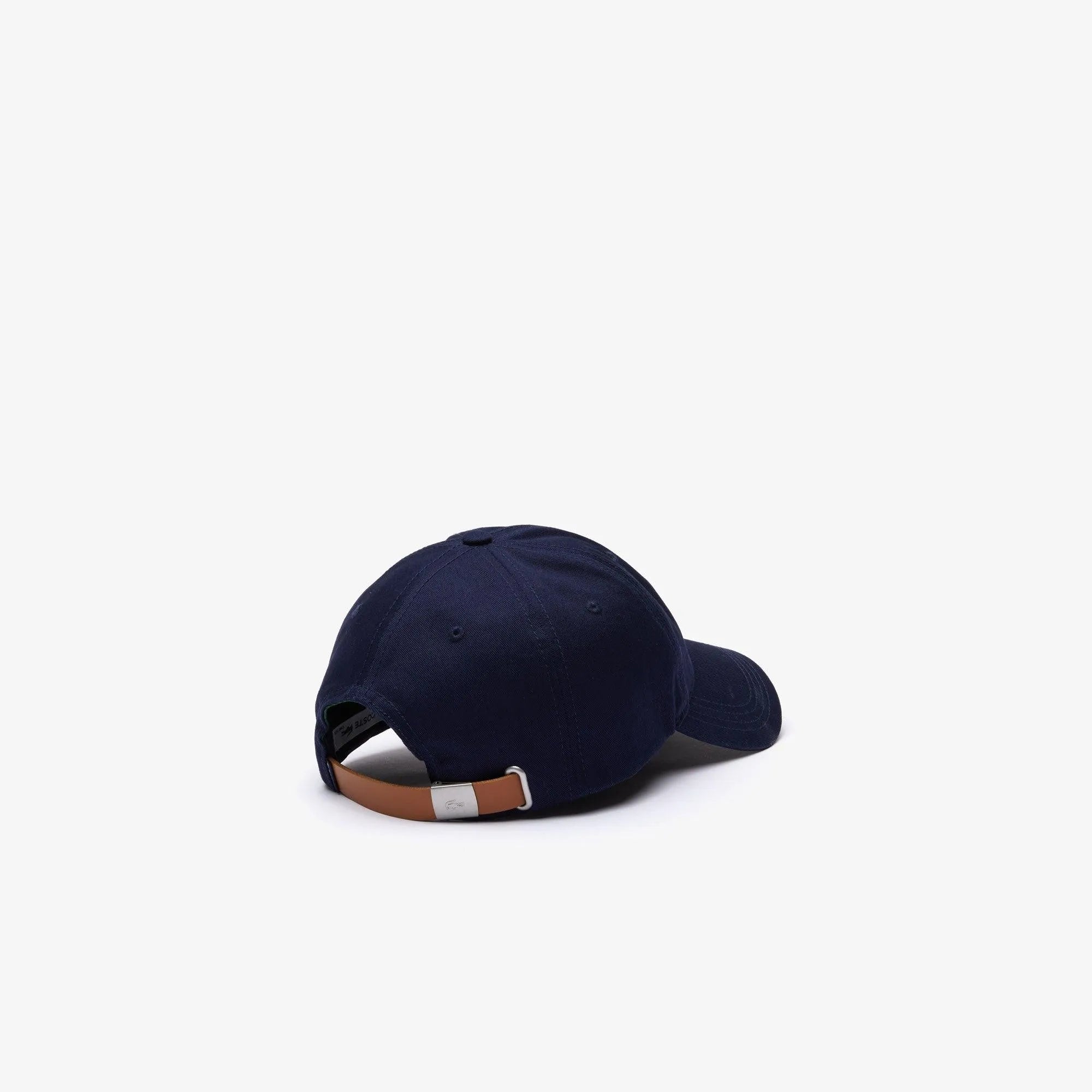 Gorra de hombre con correa y cocodrilo oversized de algodón - ECRU