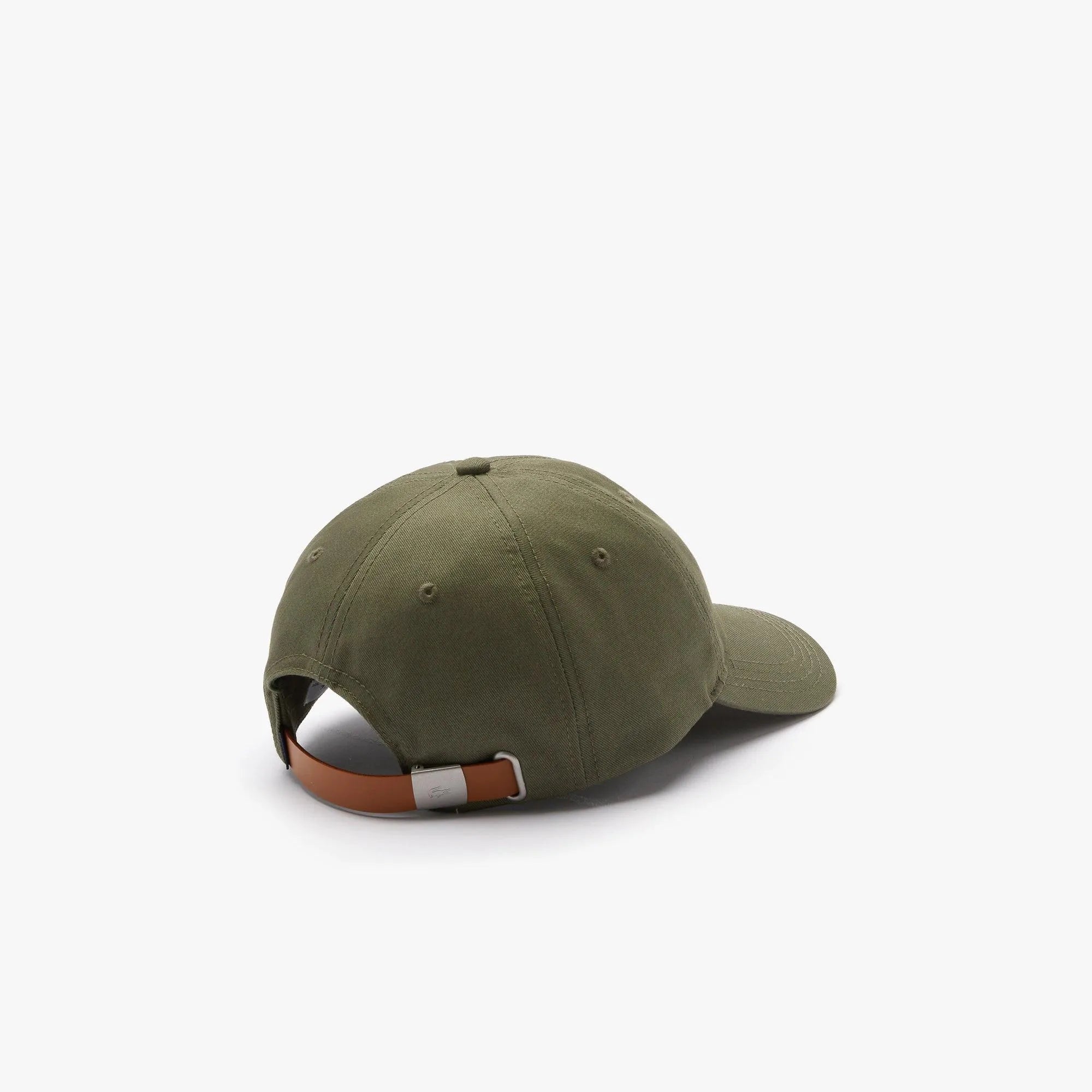 Gorra de hombre con correa y cocodrilo oversized de algodón - ECRU