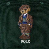 Gorra de pana con Polo Bear - ECRU