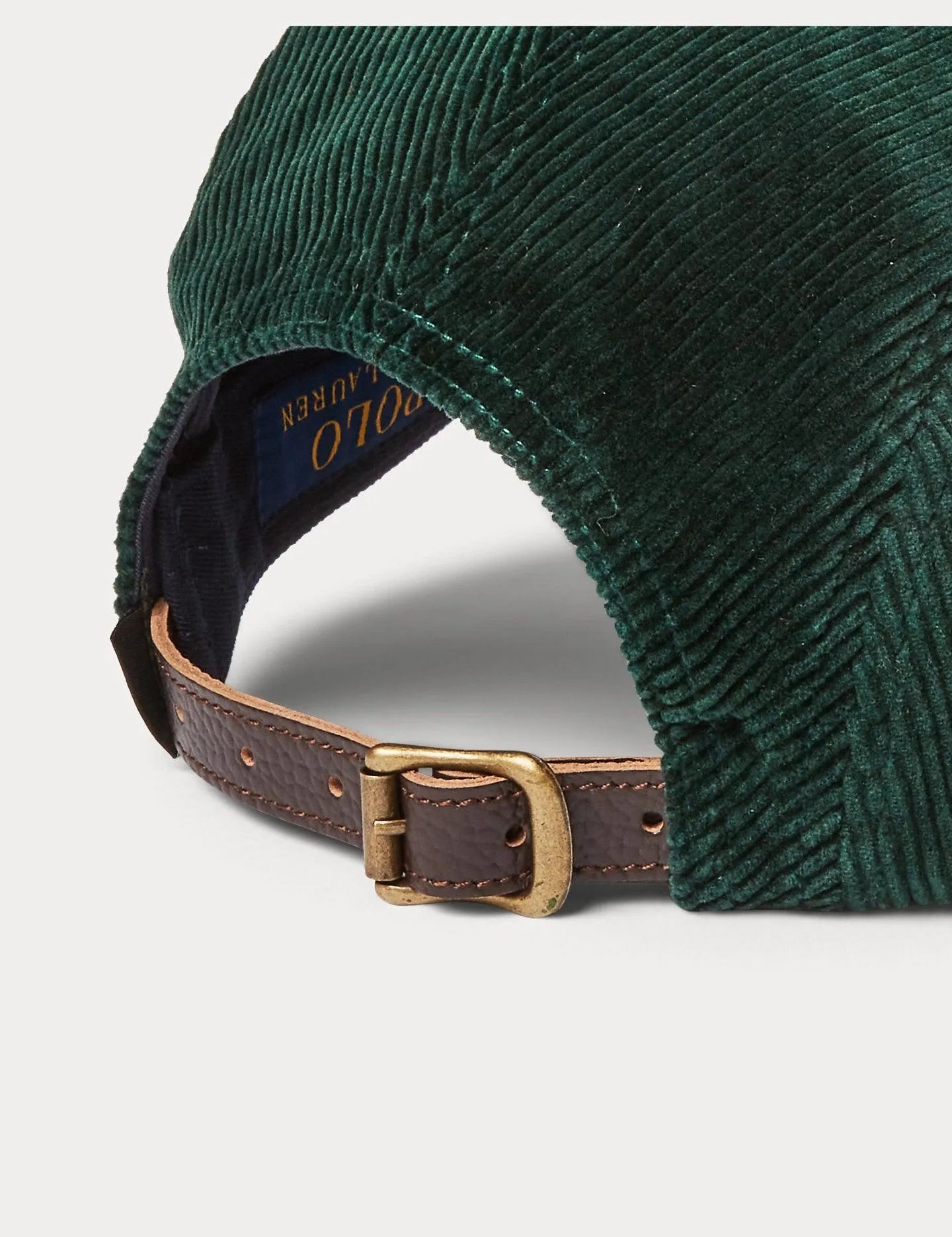 Gorra de pana elástica con logotipo - ECRU