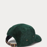 Gorra de pana elástica con logotipo - ECRU