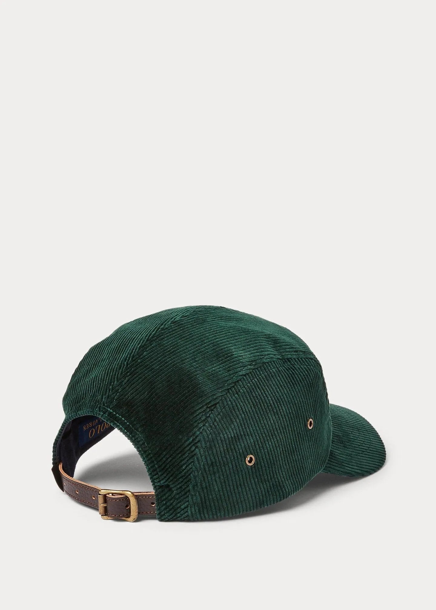 Gorra de pana elástica con logotipo - ECRU