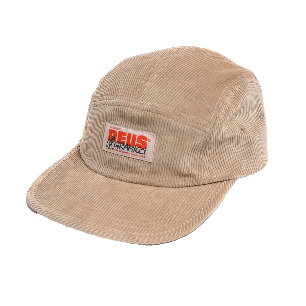 Gorra de pana Jet Beige Deus x Gramicci - ECRU