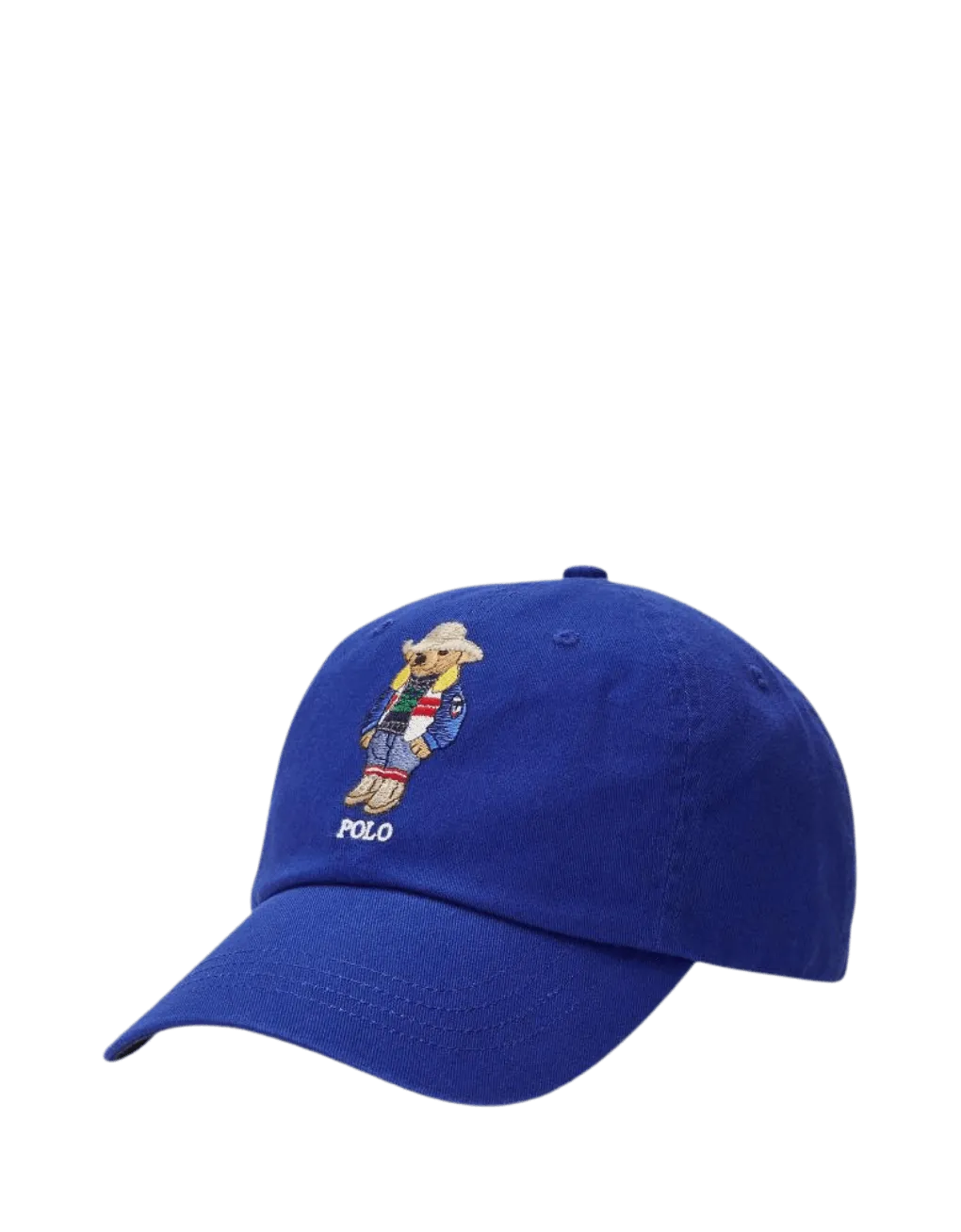 Gorra de sarga con Polo Bear - ECRU