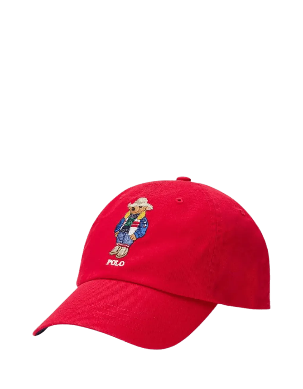 Gorra de sarga con Polo Bear - ECRU