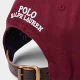 Gorra de tela chino con Polo Bear - ECRU