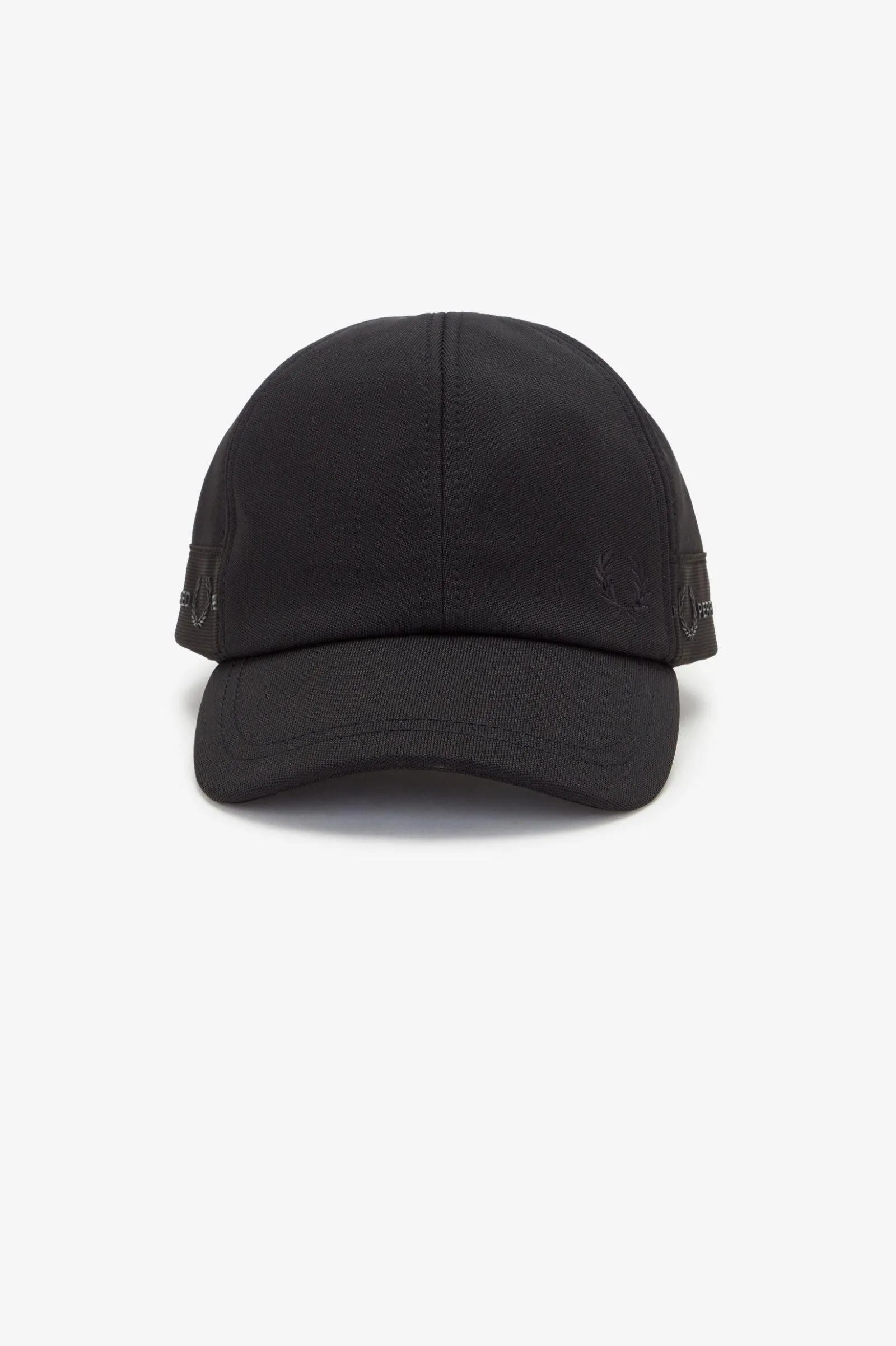 Gorra de tricot con cinta deportiva en un tono más intenso - ECRU