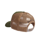 Gorra Deus Ex Machina Grip Tape Trucker Olive Combo - ECRU
