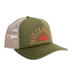 Gorra Deus Ex Machina Sunflare Trucker Olive - ECRU