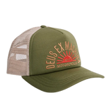 Gorra Deus Ex Machina Sunflare Trucker Olive - ECRU