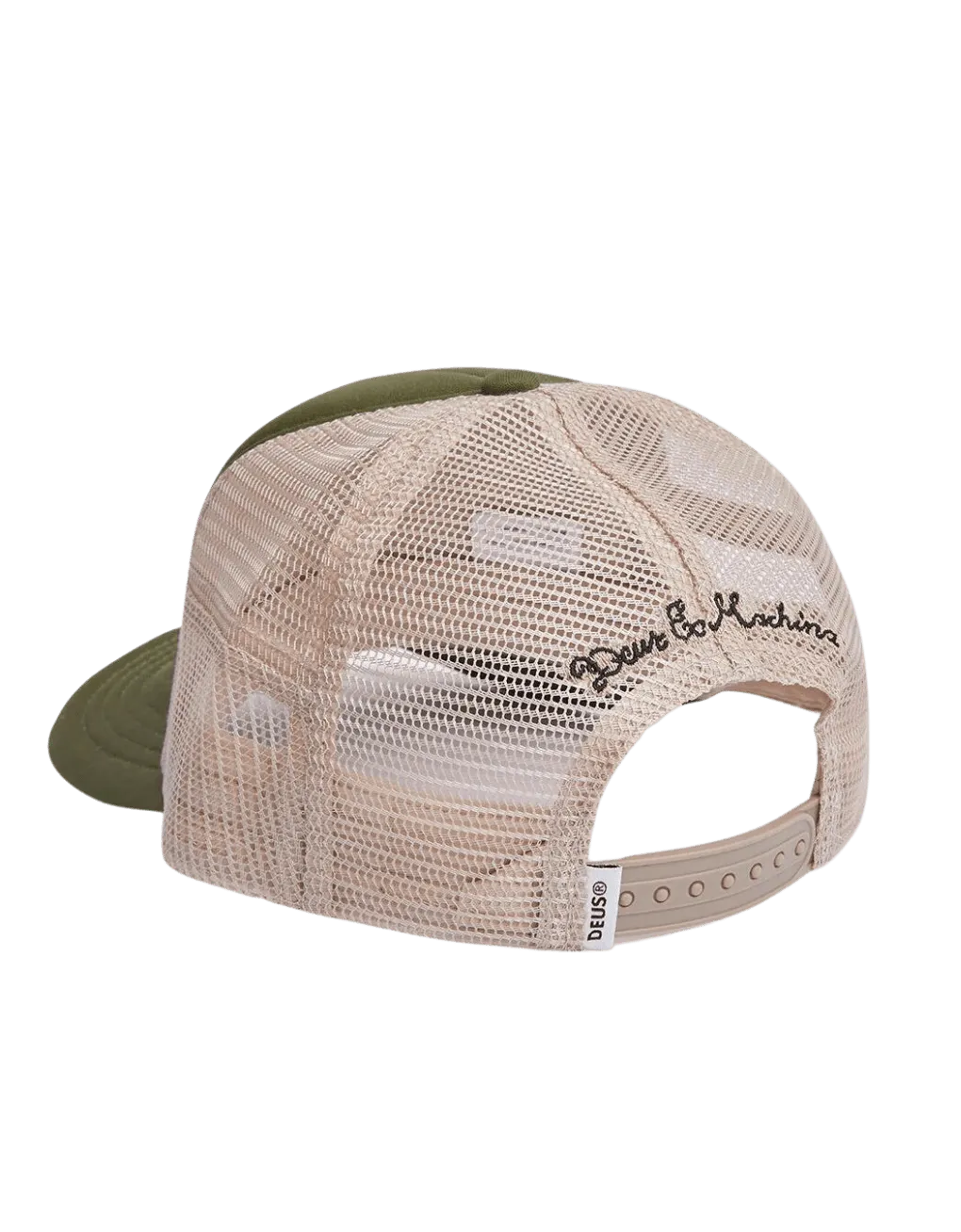 Gorra Deus Ex Machina Sunflare Trucker Olive - ECRU